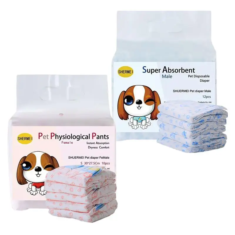 Pet Dog Diapers Anti-leakage Deodorizing menstrual Pant super strong Absorbent Puppy Training Pee Pad Clean Cushion Dog Supplies