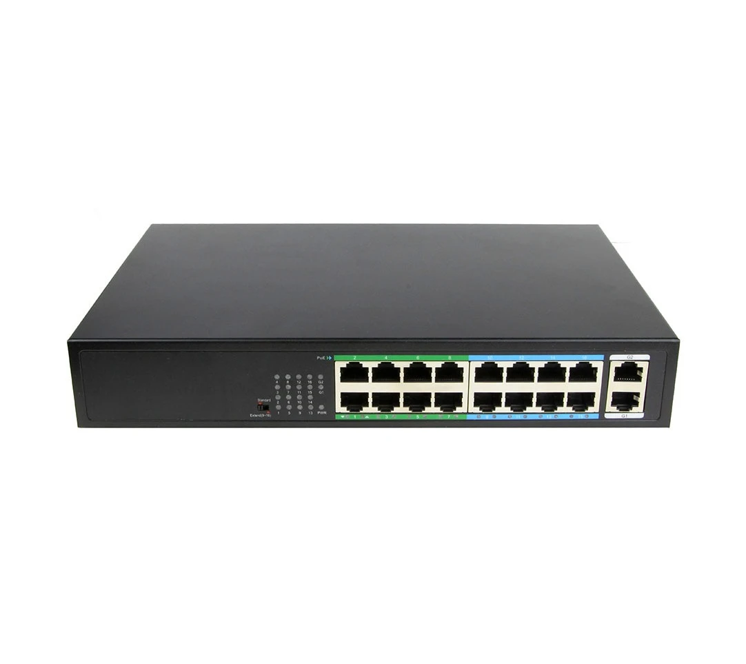 

Top-of-the-line 16-end ** replacement with 2 Gigabit uplink fiber optic ports ideal for IP cameras and networks