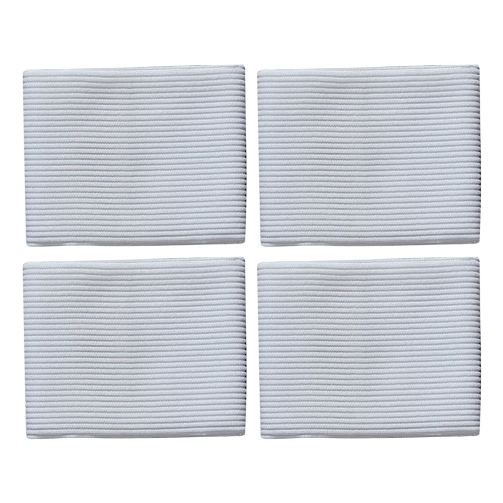 4 Pcs Dedicated Multipurpose White Antibacterial Wipes Towels Fiber Dish Scrubbing Wiping Rags