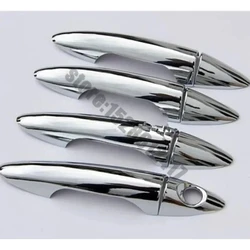 ABS Chrome Door handle Protective covering Cover Trim For Hyundai Solaris Verna i25 Accent Grand Avega 2010-2016