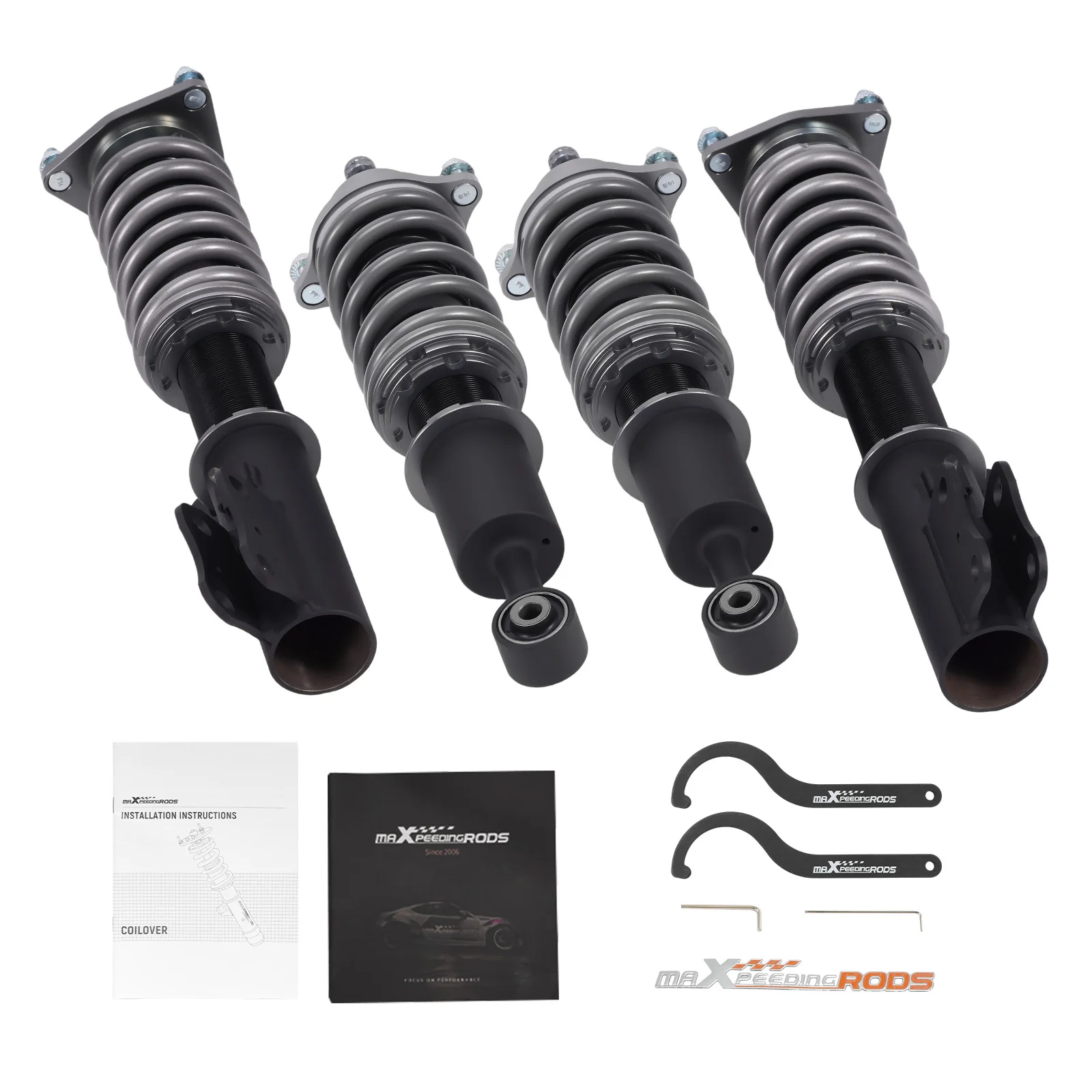 Racing Coilovers 24-Way Adjustable Shocks For Mitsubishi Lancer CX CY 2008-2016
