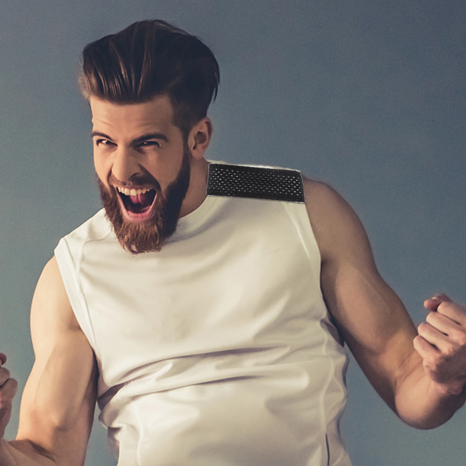 

4pcs Sports Cuffs Adjustable Straps Sleeve Holders Fitness Stabilizer Breathable Mesh Wrist Keeper Cuff Straps For Sleeve Fixing