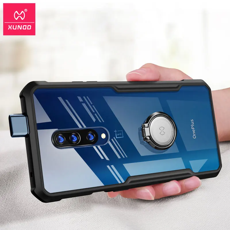 

For OnePlus 7T Case XUNDD Luxury Airbags Shockproof Transparent Back Cover for OnePlus 8T Case чехол