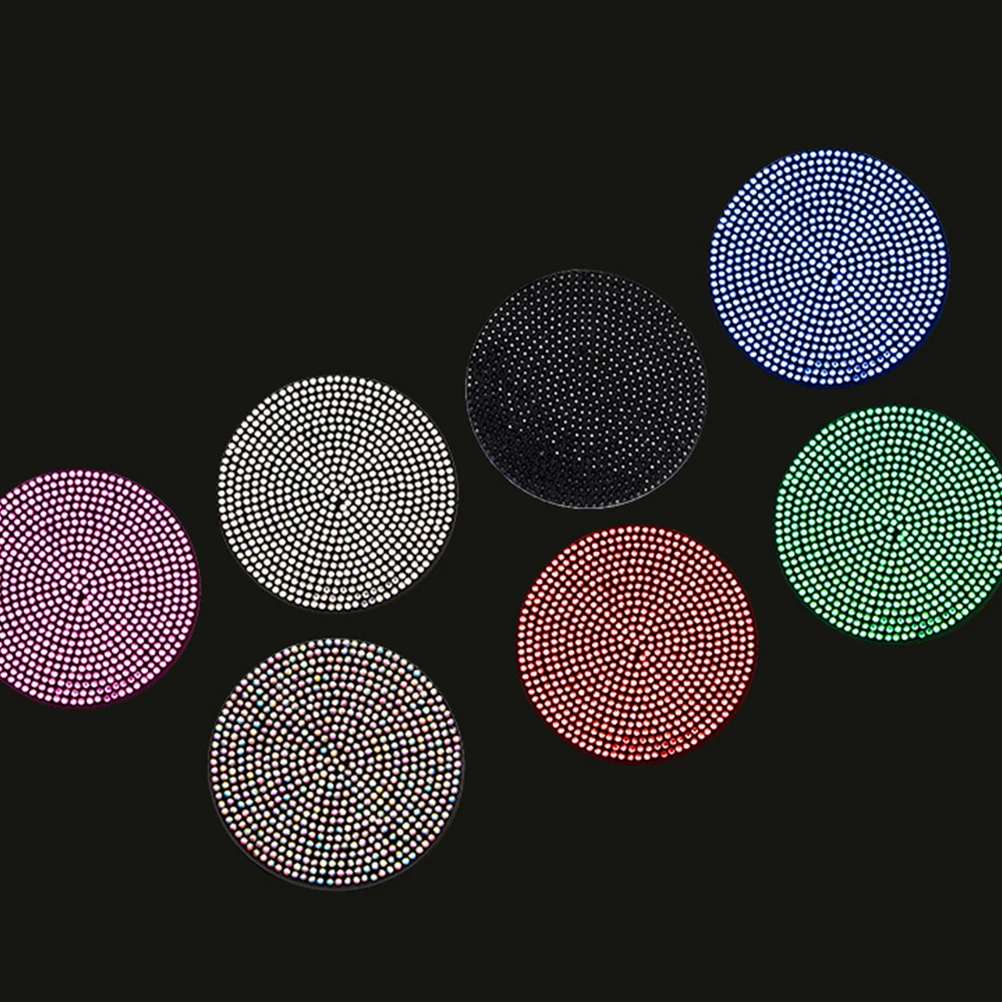 

Car Coasters Bling Design Reusable Waterproof Cup Holder Pads Non Slip Strong Grip for Cars Suvs Trucks Stylish Auto