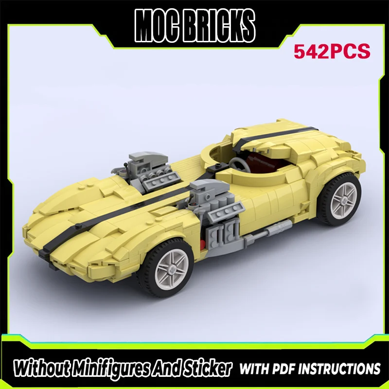 

Конструктор City Car Model MOC: Высокопроизводительный модульный автомобиль, технологичный подарок, набор для сборки, детские игрушки для праздников