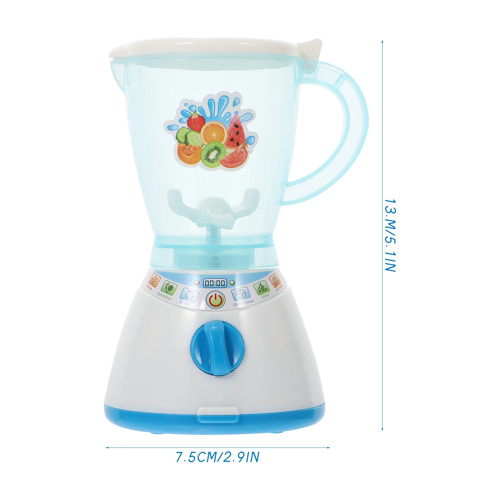 

1pc Simulated Mini Blender For Kids Safe Smooth Surface Play House Supply Children Gift High Speeds Practical Child Appliance