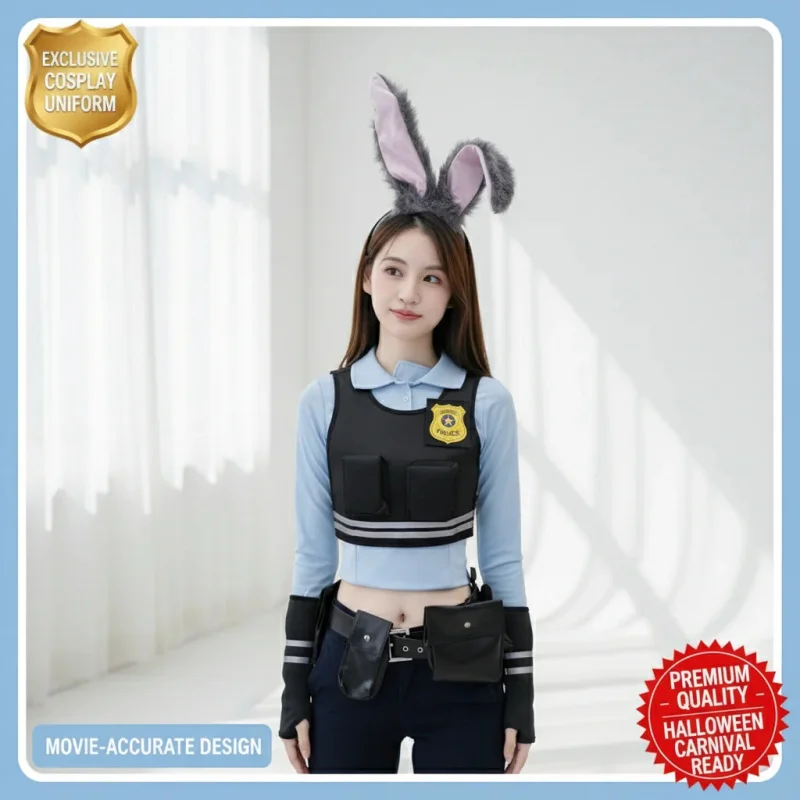 

☎TDA Anime Shock Cosplay Costume Dress Hat Gloves Halloween Party Suit for Women Nightmare Before Christmas☎