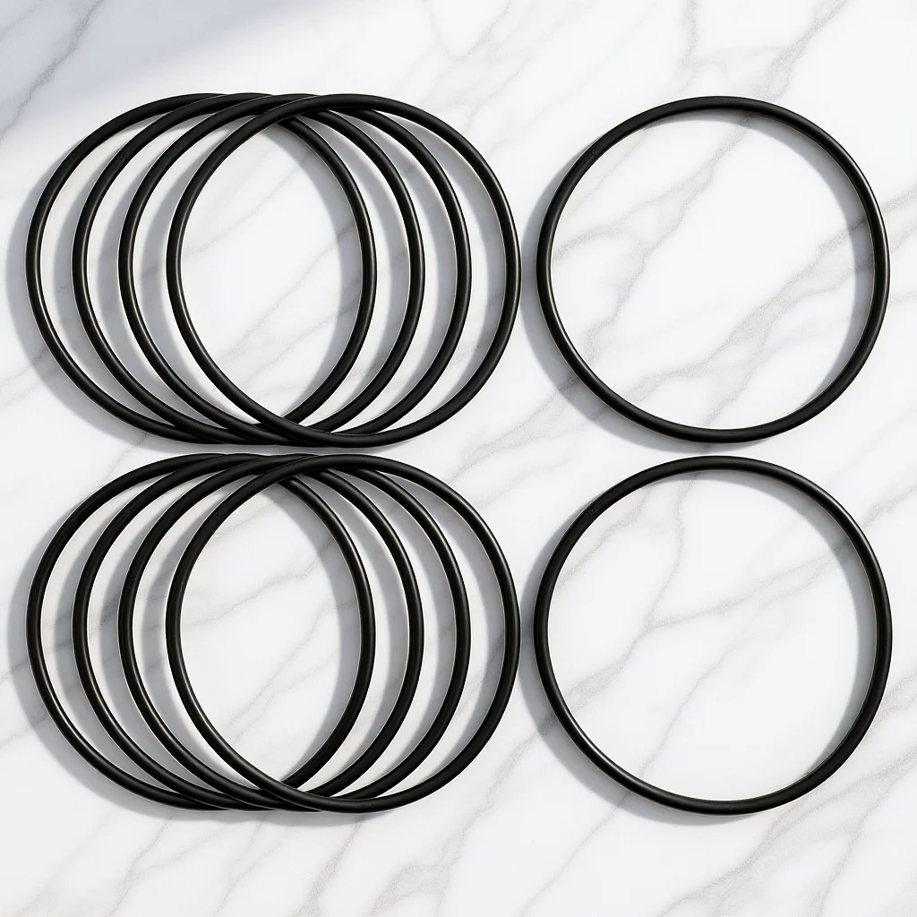 

100Pcs Silicone Bracelets Jelly Lightweight Women Hair Ties Retro Style Wristbands 80S Party Favors Jelly Bracelets