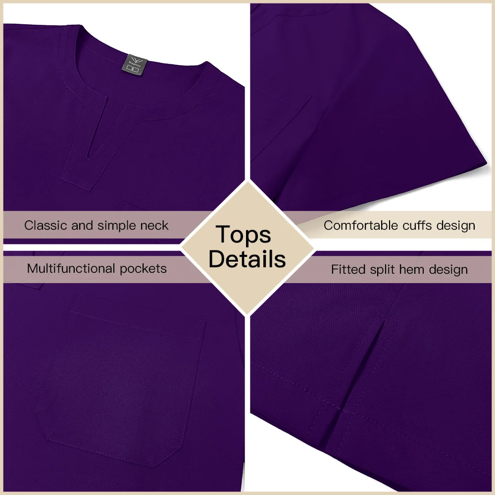 Uniformy do salonów kosmetycznych Niaahinn, odzież robocza dla dentystów i personelu medycznego, hurtownia odzieży medycznej, damskie komplety medyczne, zestawy chirurgiczne do szpitali, uniformy do pracy w laboratorium.