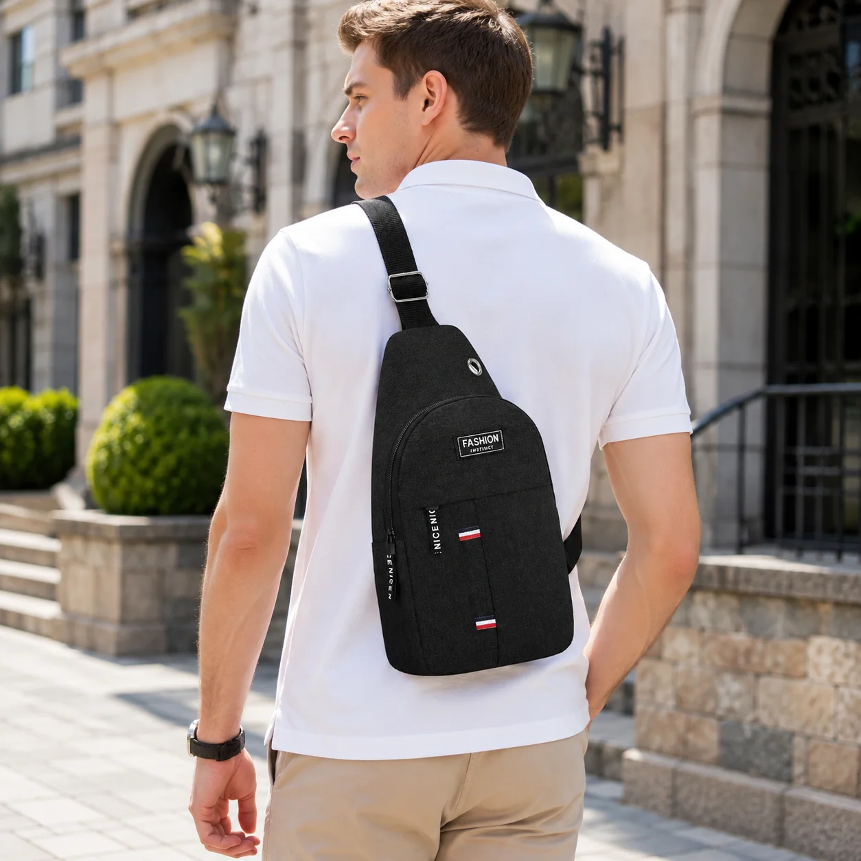 Wasserdichte Gürtel tasche für Männer mit großer Kapazität, verstellbarer Riemen für Outdoor-Aktivitäten, Laufen, Wandern, Fahrrad-Hüft tasche – Detail 11
