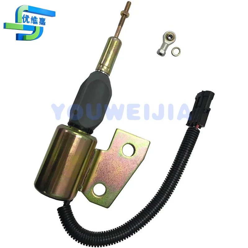 Diesel Engine Stop Solenoid3991167    12V Fuel Shutdown Solenoid3991167   for 4BT Engine