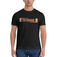 cotton men tshirt Ten Forward Bar Crew NCC 1701-D Classic T-Shirt graphic t shirt t shirts for men pack tee-shirt for boys