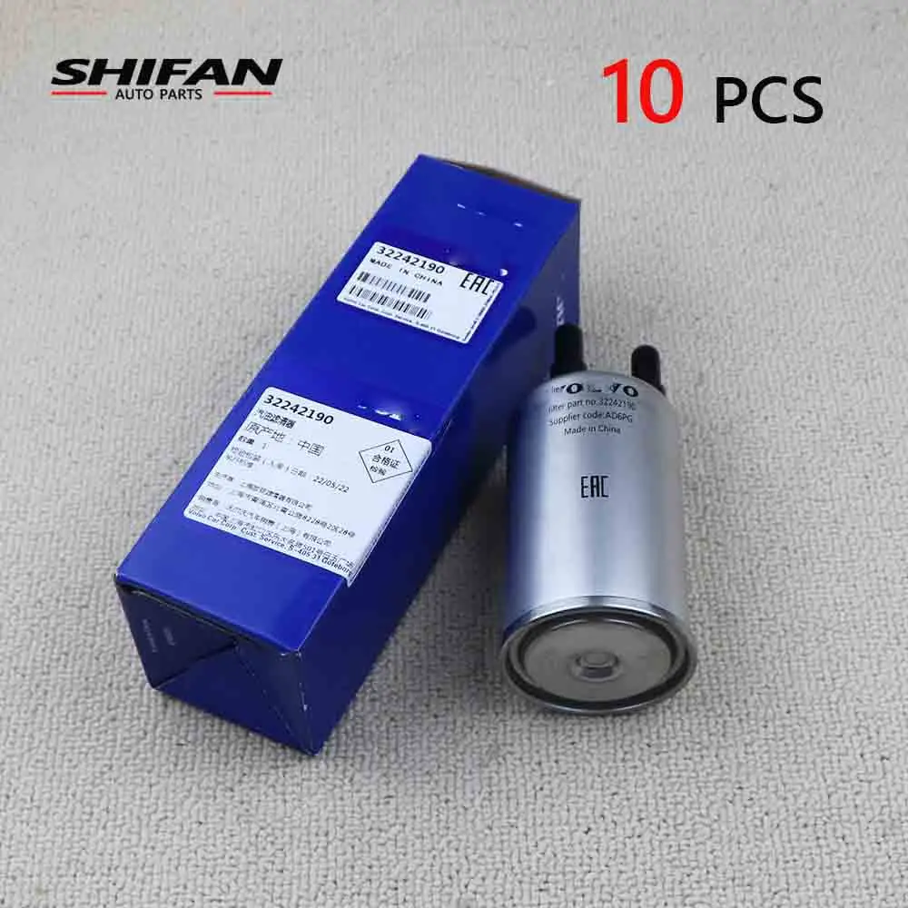 

10 Pcs 32242190 Car Gasoline Fuel Filter Suit For Volvo S60 II S80II V40 V60I V70III XC60 XC70II S60L 31430629 31355412 31405750