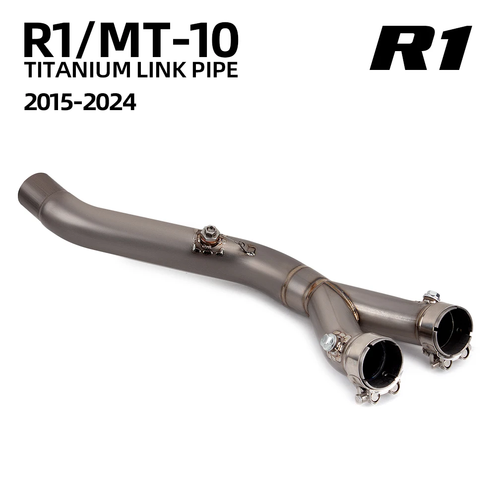 MT-10/R1 2015-21用 ステンレス中間パイプ 高耐久 Yamaha mt 10 exhaust-AliExpress