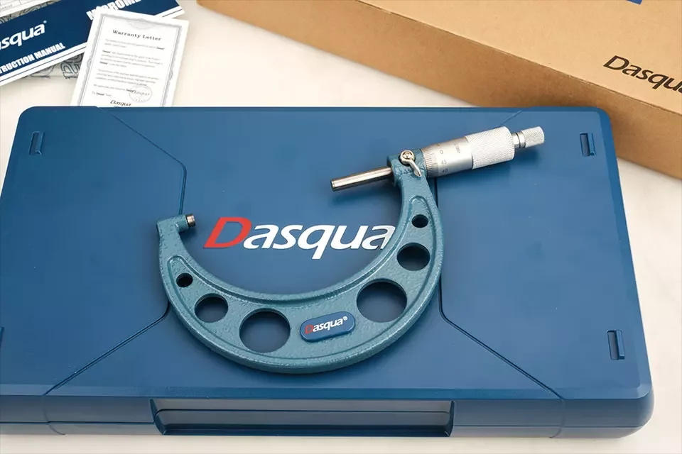 DASQUA High Accuracy 125-150 mm 0.01 mm Precision Manual Outside External Micrometer Measuring Tool