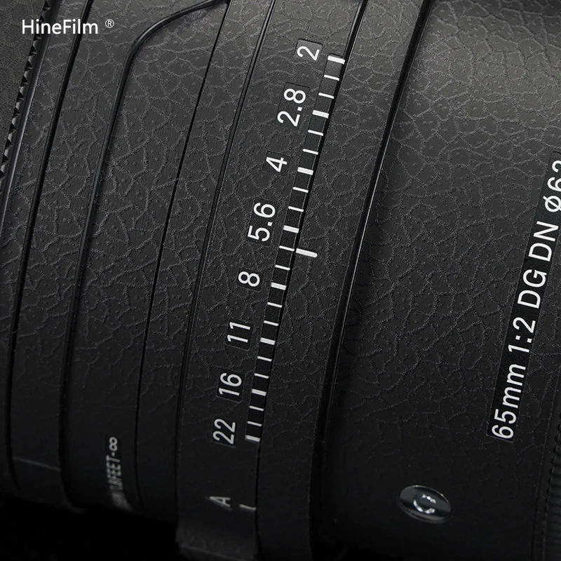 Hinefilm Skin for Sigma 65mm f2 DG DN E / L Mount Lens Decal Skins Sigma 65 F2 Lens Wrap Cover Film for Sigma 65F2 Lens Sticker
