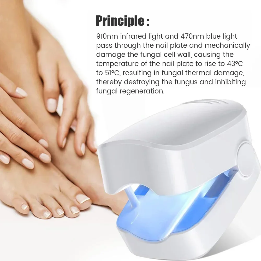 Eletric Nail Fungus Cleaning Laser Treatment Device Repair Toenail Fingernail Fungus Onychomycosis Remover Cure Therapy Machine