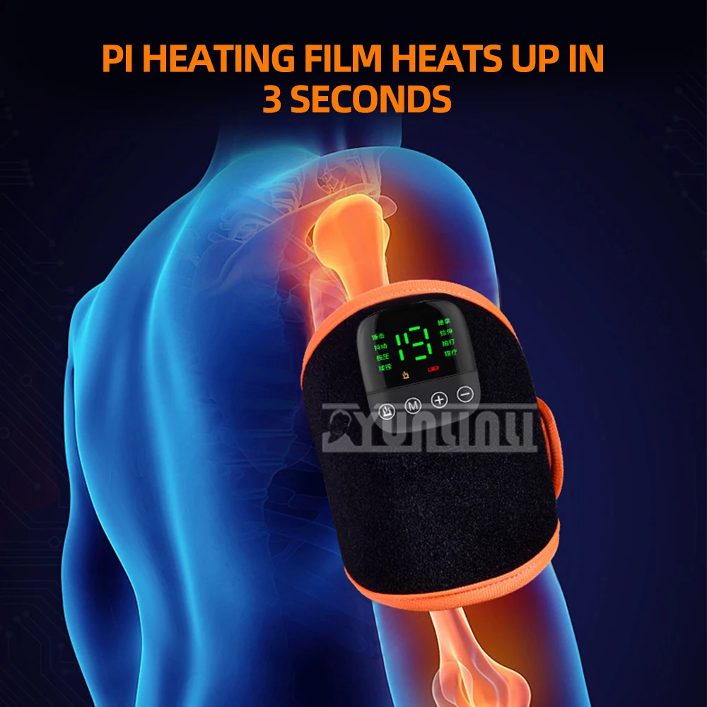 

Arm Massager Heating Belt Electric Pulse Wrap Calf Leg Relaxation Hot Compress Massager Pad Rechargeable Leg Shaping Belt