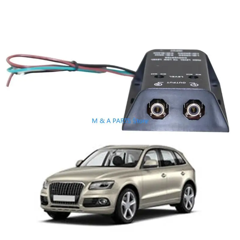 U1JF Car-Stereo High to Low Line RCA Speaker Converter Bass Adapter Wire