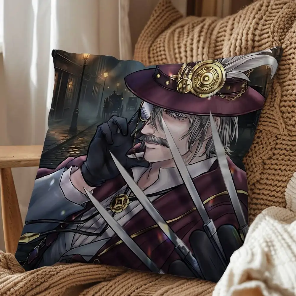 Jack the Ripper Chibi Record of Ragnarok room decor para regalar pillow cover living room sofa cushion cover bed pillow cover view 3