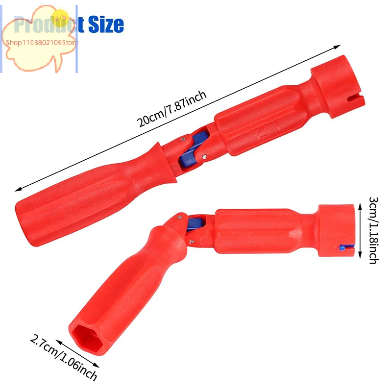【HT】17/13/10mm Professioneller Toilettensitz-Reparaturschlüssel Universeller Toilettensitz-Installationsschlüssel Einfaches Lösen und Reparieren