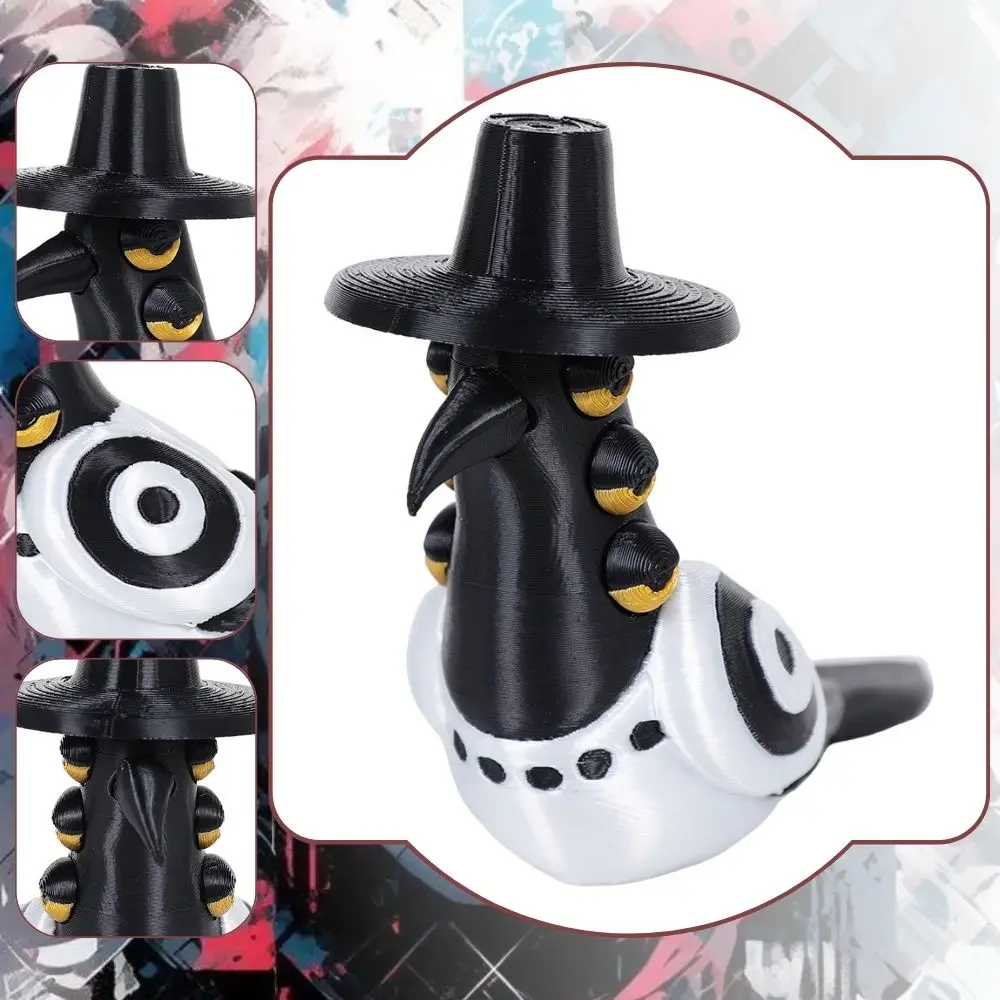 Kpop Demon Hunters-Cosplay de 8CM, adornos de Urraca, juguete impreso en 3D, Saja Boys Group Idol, decoración de dormitorio, accesorios de disfraz de Halloween