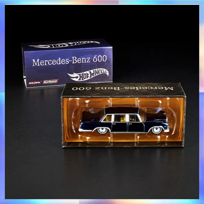 

New 1/64 Hot Wheels Red Line Diecast Car Model RLC Exclusive 1964 Mercedes- Benz 600 Collectible Room Ornament Boy Toy Gift