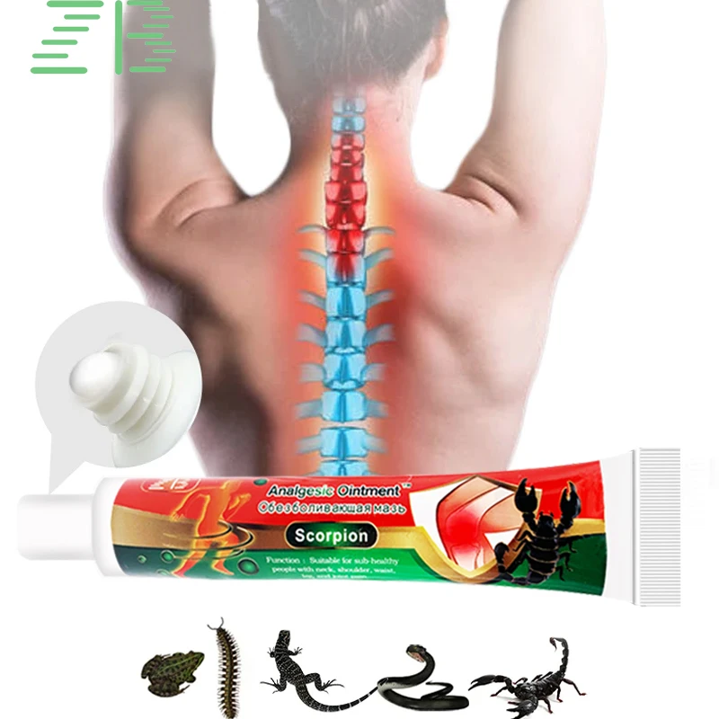 

1pcs Five Poison Cream for Treating Joint Pain, Knee, Waist, and Back, Relieving Pain, Rheumatology, and Swelling Massage