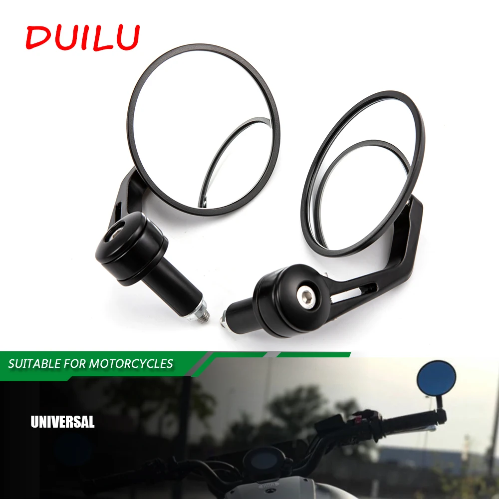 

Motorcycle Bar End Rearview Mirror Handlebar Mirror For HONDA CB750 For Yamaha tenere 700 MT09 MT07 For BMW F900 For Voge 525DSX