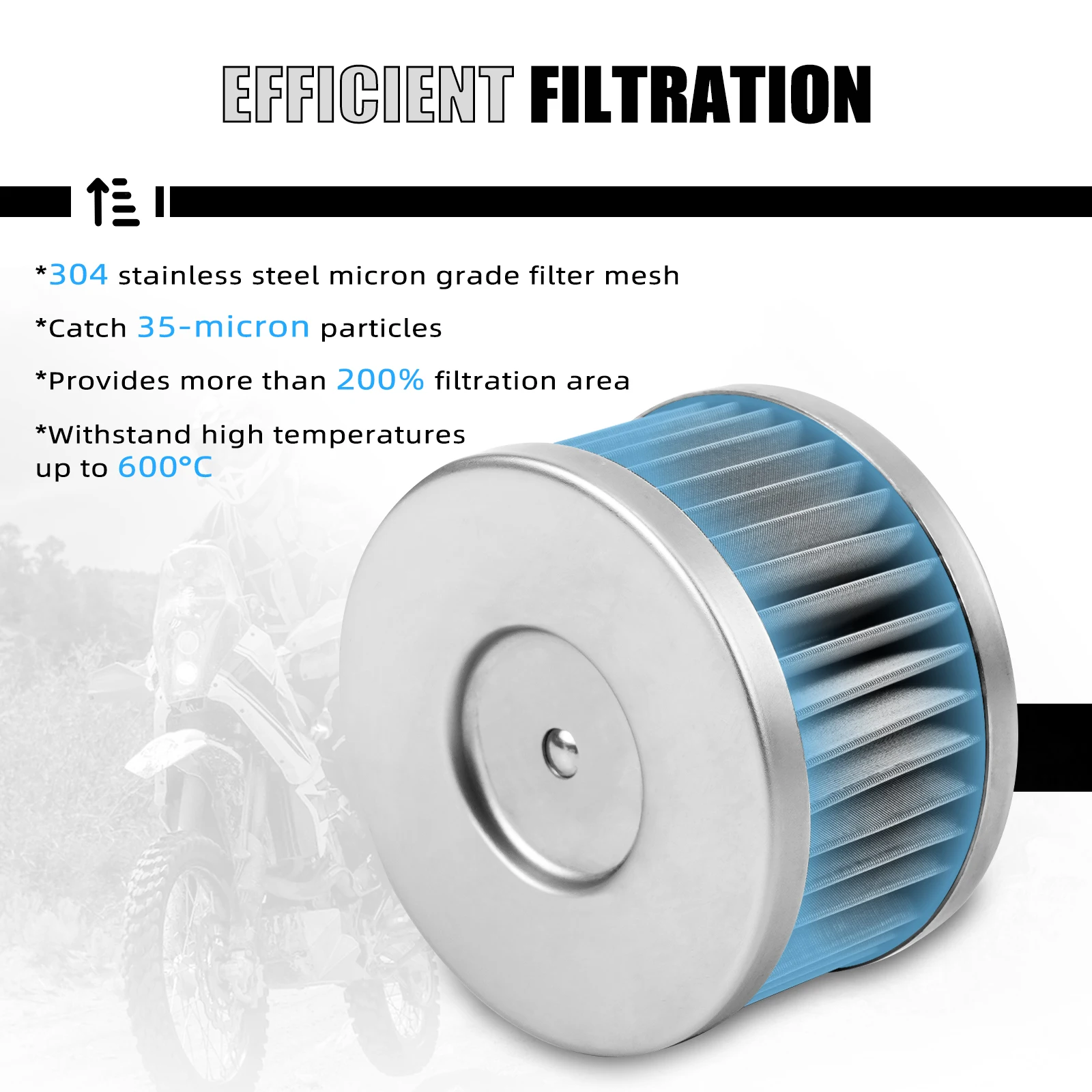 For Suzuki DR650 1996-2024 2023 NICECNC Motorcycle Oil Filter DR650S DR650SE 2024 2023 2022 2021 2020 2019 2018 2017 2016 2015