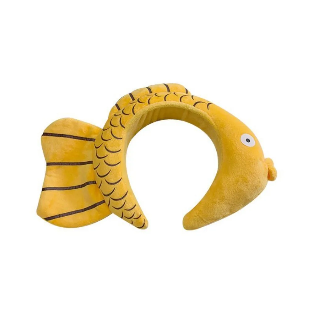 Cloth Dress Up Headband Convenient Cartoon Plush Plush Funny Headband Animal Carp Hair Hoop