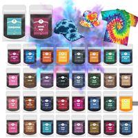 6 Color/Set 10g Fabric Tie Dye Powder Old Clothing Refurbished Pigments Color Change Free For Cotton Nylon Clothes Tie Dyeing