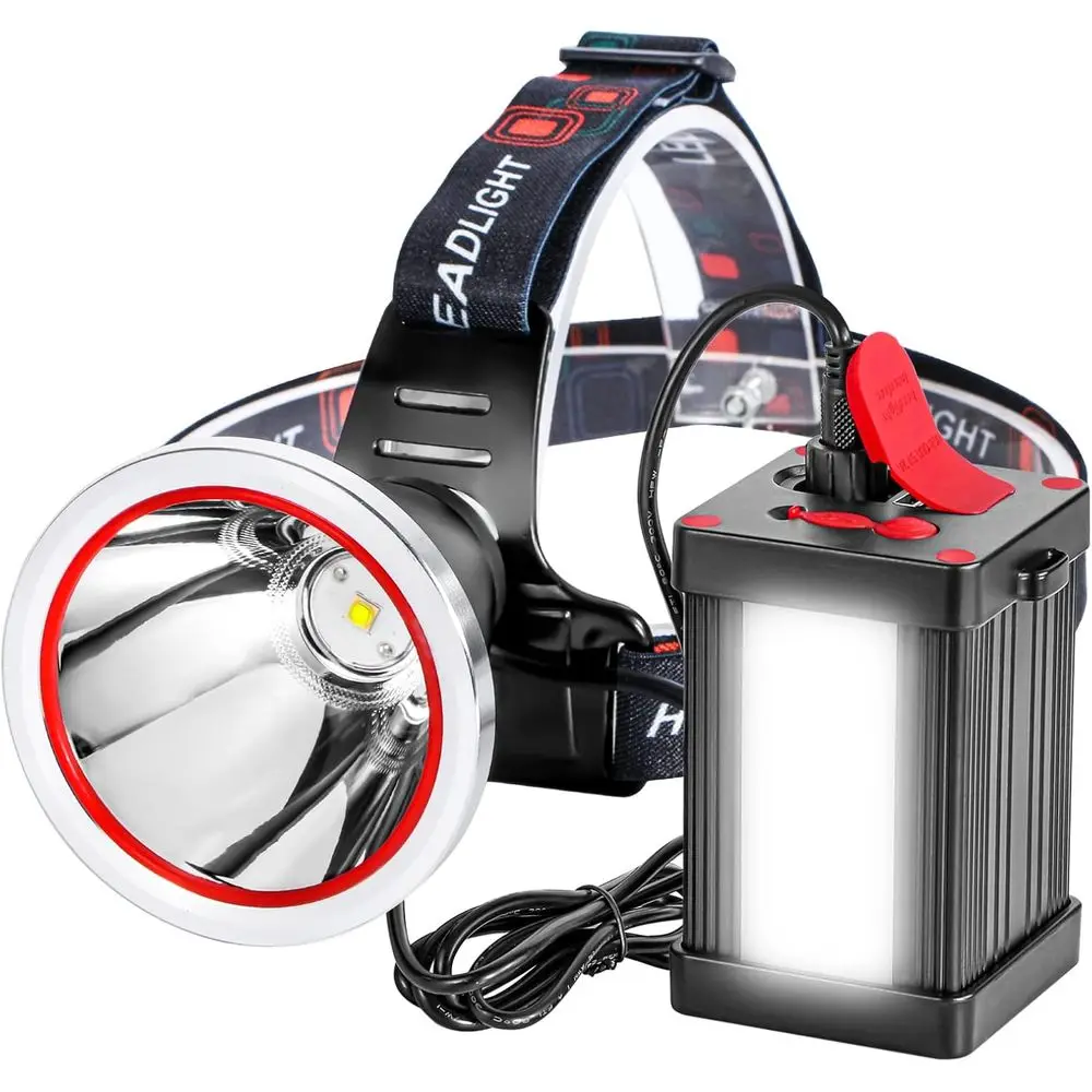 

Портативная перезаряжаемая многофункциональная светодиодная лампа с внешним боковым светом для кемпинга, охоты, рыбалки и активного отдыха (белая)