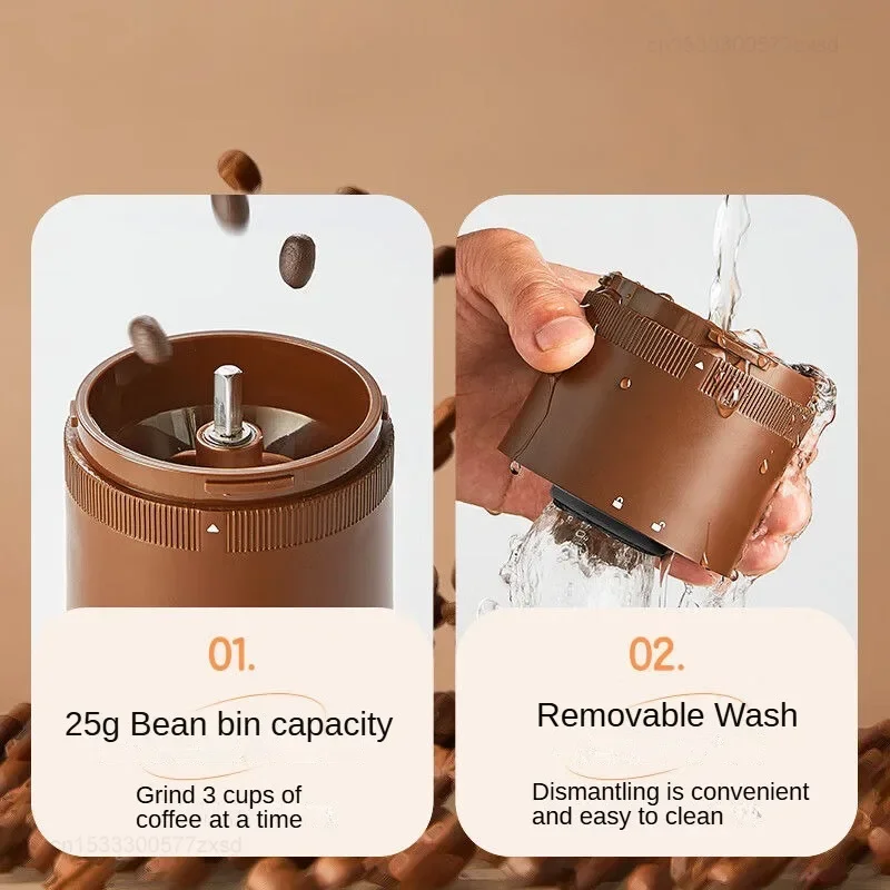 Youpin Bear Bean Grinder Coffee Bean Grinder Wireless All-in-one Coffee Household kitchen Small Multifunctional Portable Grinder