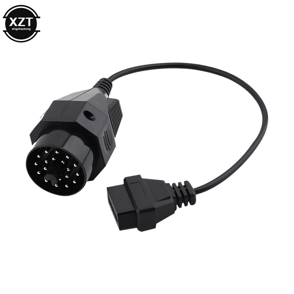 For OBD OBD II Adapter Cable For BMW 20 Pin to for OBD2 16 PIN Female Connector e36 e39 X5 Z3 for BMW 20pin