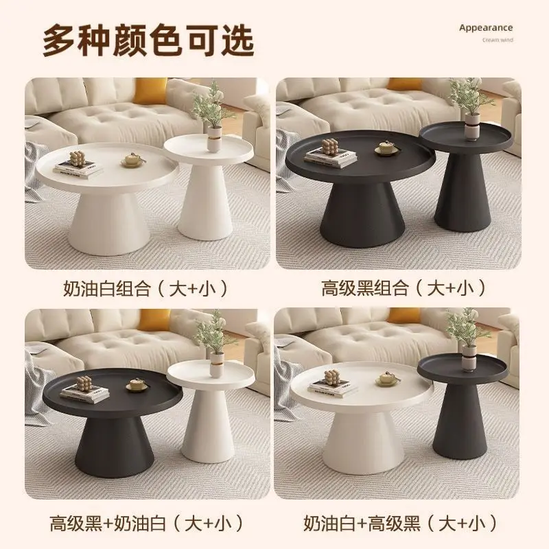 Moderno nórdico simples mesa de centro ferro forjado pequeno apartamento sala estar casa internet celebridade criativo luz redonda luxo