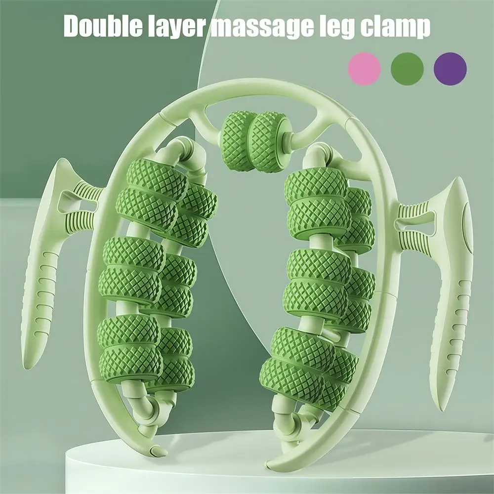 

1PCS Circular Lymphatic Drainage Massager Relax Roller 26 Wheels,Cellulite Massage Tool,Leg Roller for Calf Arm Workout