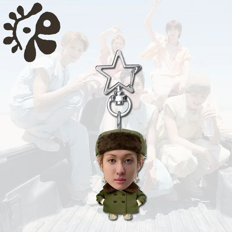 코르티스 보이그룹 아크릴 스탠드 양면 인쇄 모든 멤버 데스크탑 장식 키체인 도매 키체인 킹링 귀여운