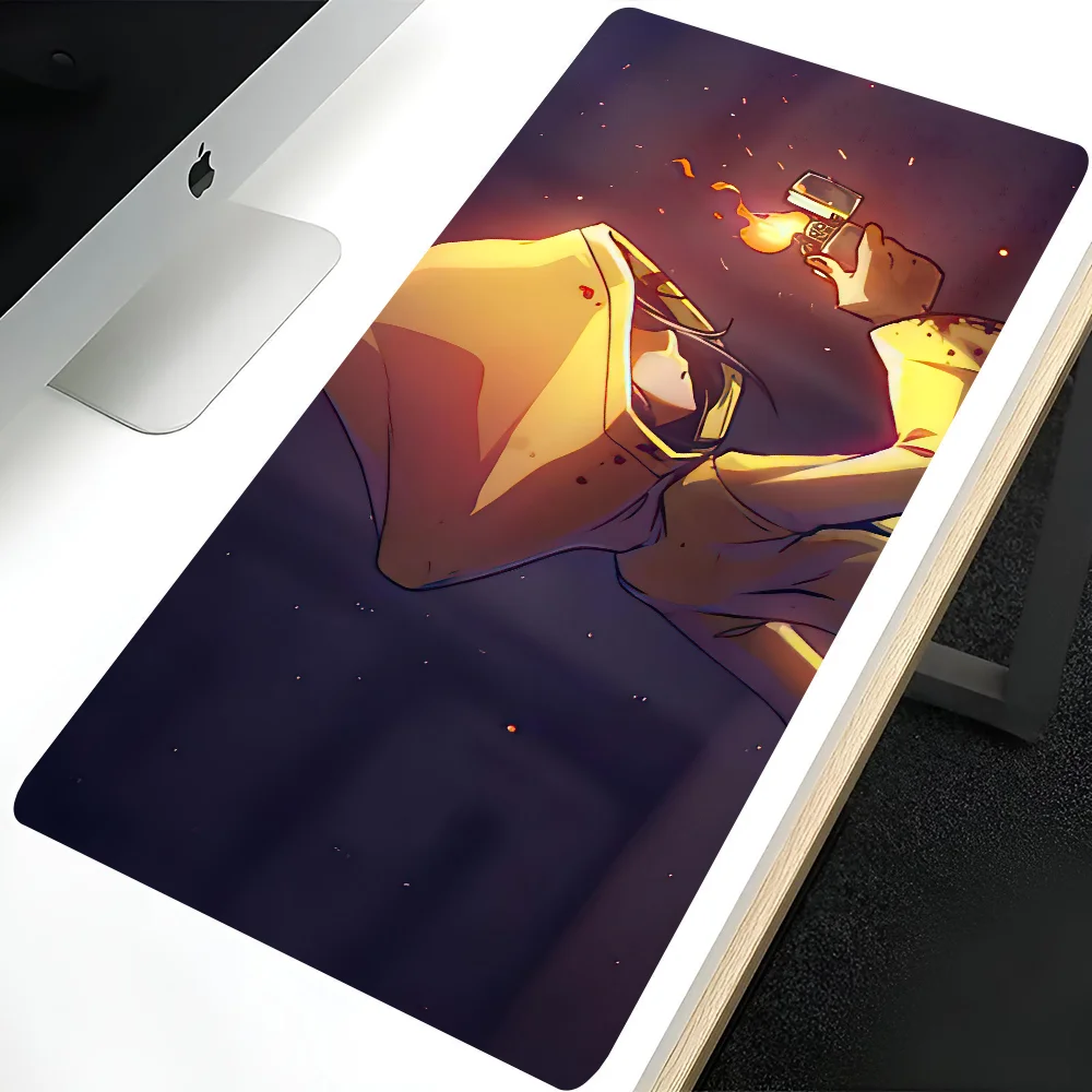 

1pc hot anime L-Little Nightmares Non-slip Mouse Pad Suitable For Office Computers Laptops E-sports Game Desk Mats XXL Keyboard