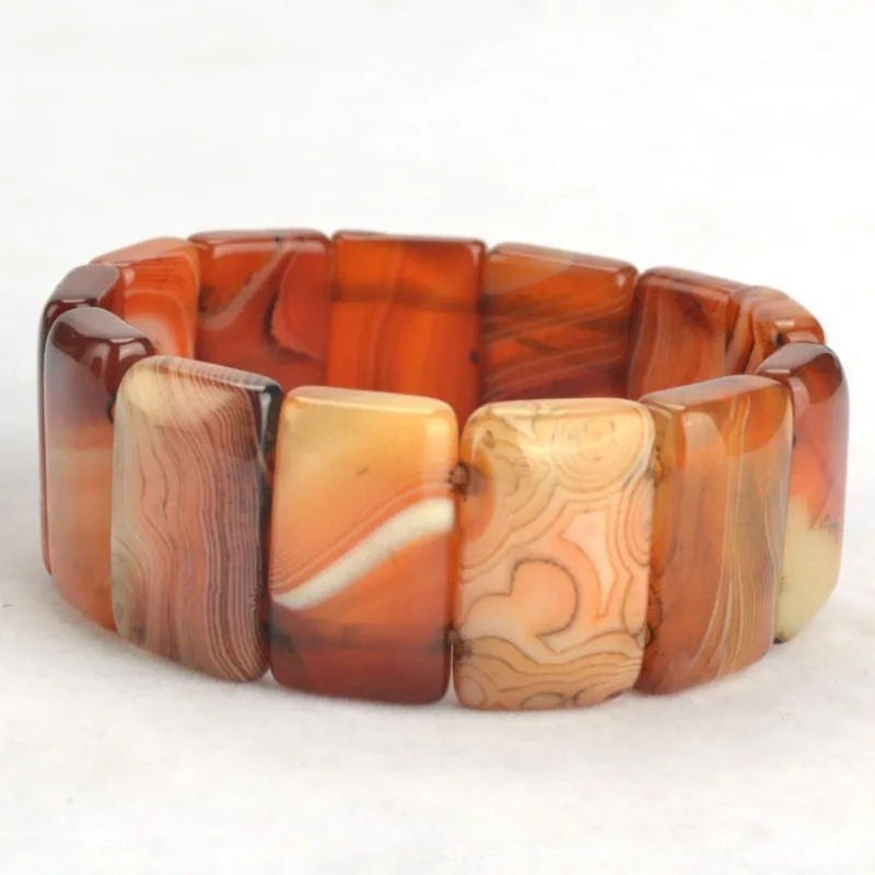 

New Natural Agate Bracelet, Versatile Fashion Classic Hand Row