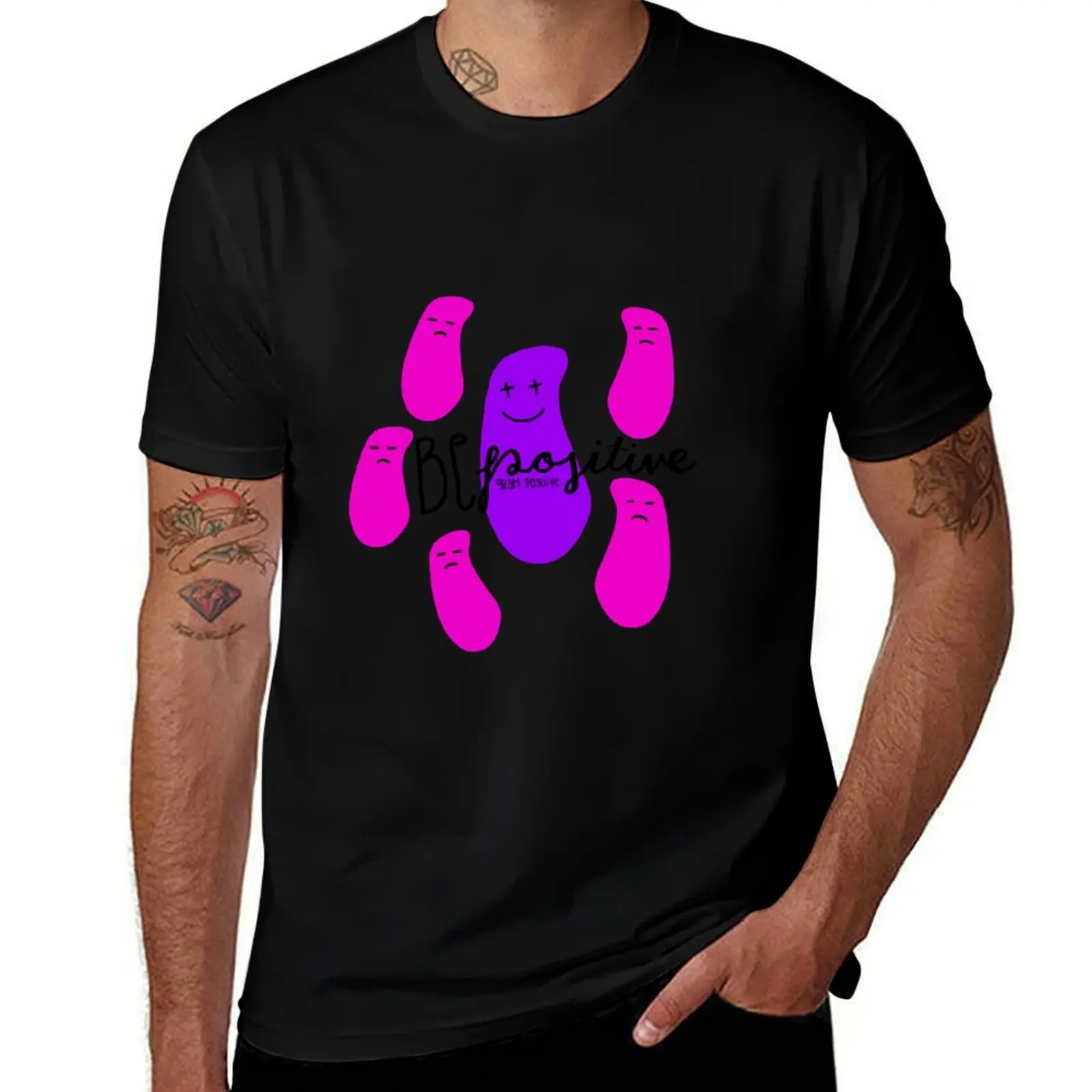 Bacteria - Be Gram Postive T-Shirt Outdoor Work Short Sleeve Top T-Shirt