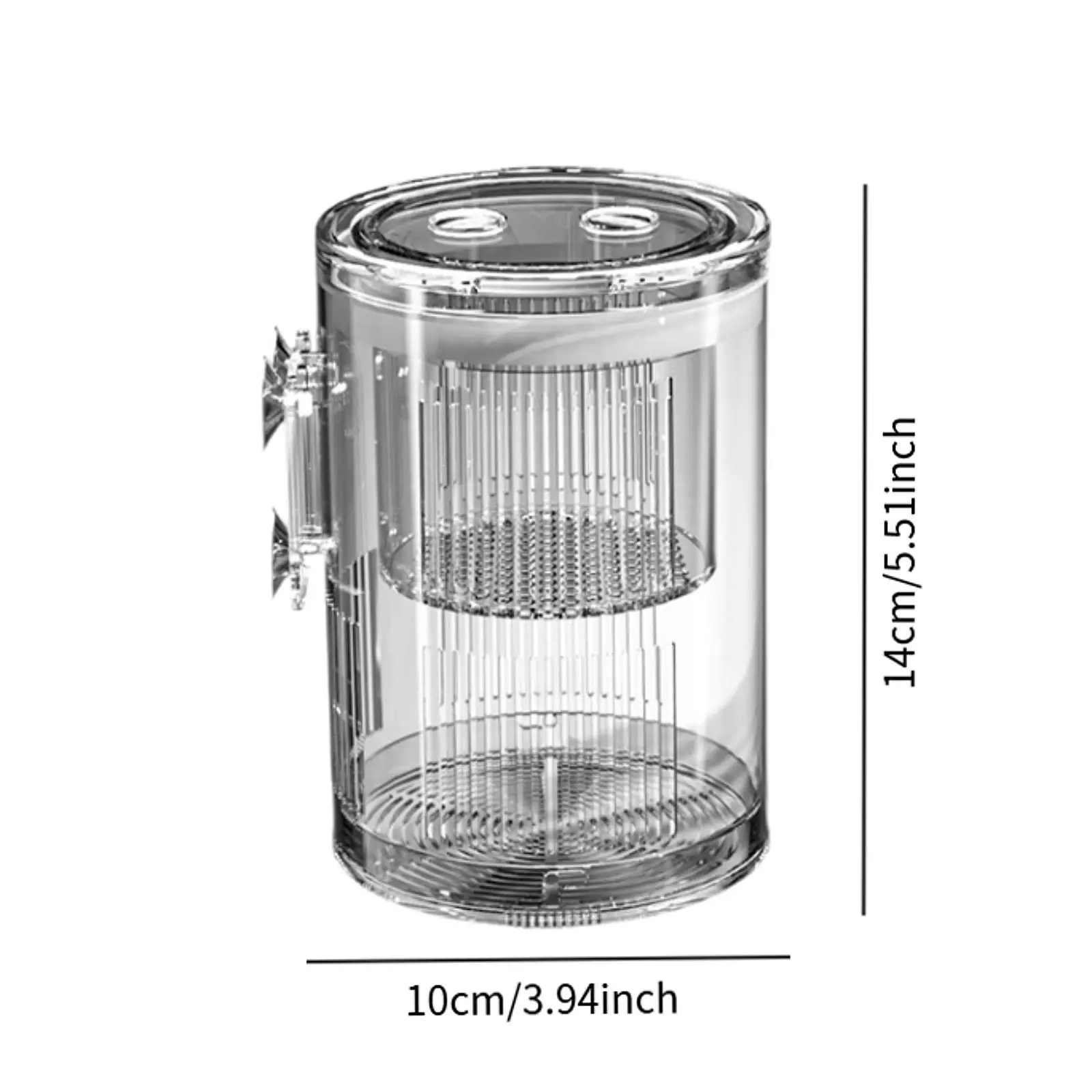 Fish Breeding Box Aquatic Pet Case Clear Large Capacity Fry Breeder Box Acrylic