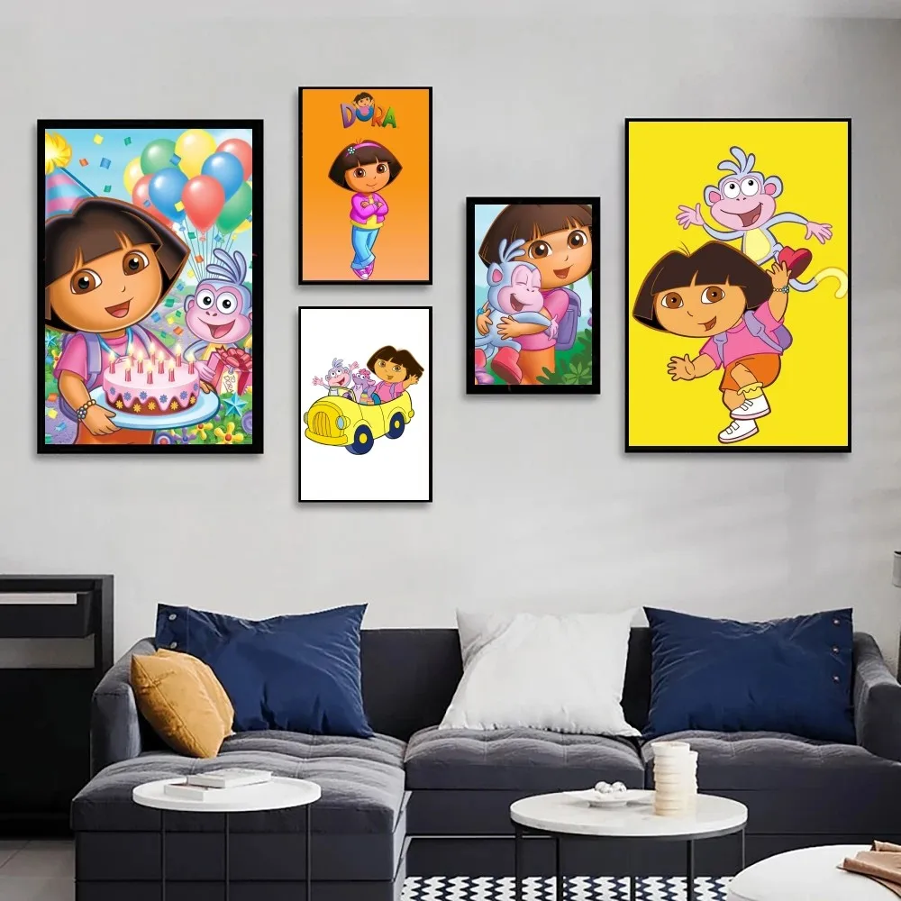 1pc Dora Poster Poster Art Print Bar Living Room Furniture Decor