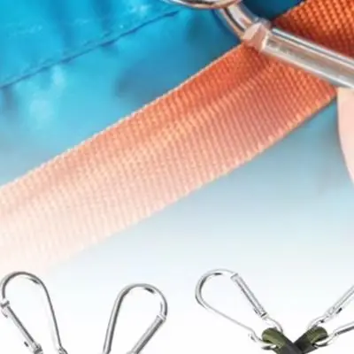 All Weather Use Elastic Rope Heavy-duty Rope Carabiner Hook Flexible Use Heavy-duty Applications Camping Trips