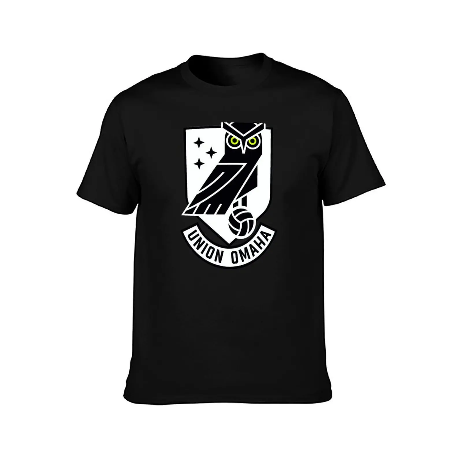 Union Omaha T-Shirt Summer Casual Cotton Tee Oversized Streetwear Tops Vintage Graphic Print Loose Fit Short Sleeve
