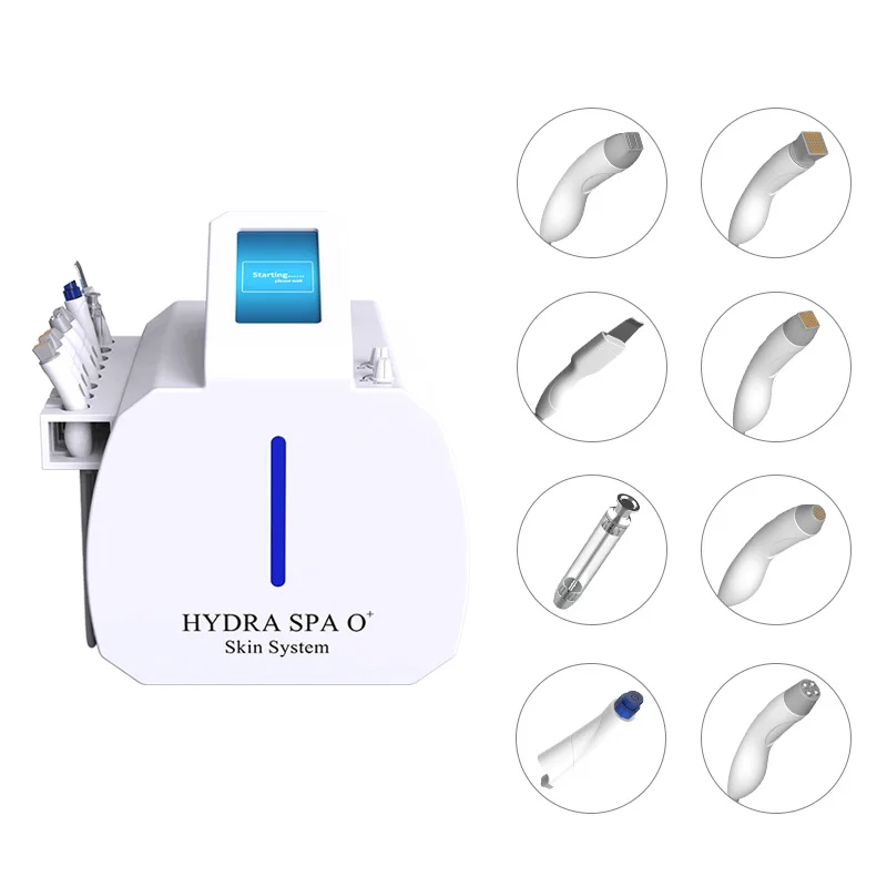 Hydra Dermabrasion Machine, Facial Remoção de Rugas, Remoção de sarda, Cicatriz Reduzir, Face Lifting, Dispositivo Anti-Envelhecimento, 8 em 1