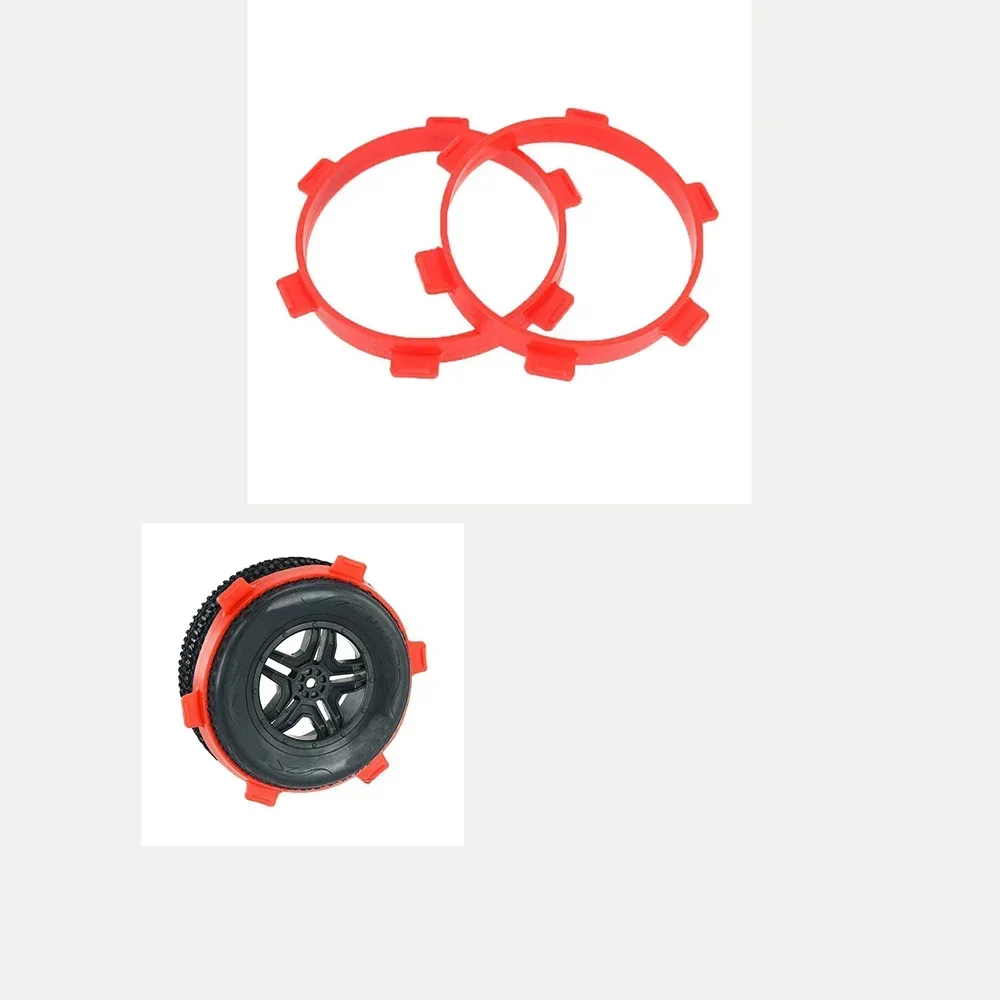 2 pezzi di gomma per montaggio su pneumatici fasce per colla diametro 85mm per parti RC 1/8 Buggy 1/10 strumenti per accessori per camion a percorso