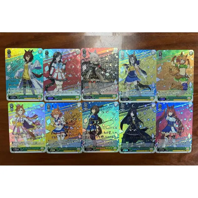 Anime Weiss Schwarz DIY ACG Battle Game Refraction Foil Special Week Tokai Teio Toys for boys Collectible Card Birthday Present