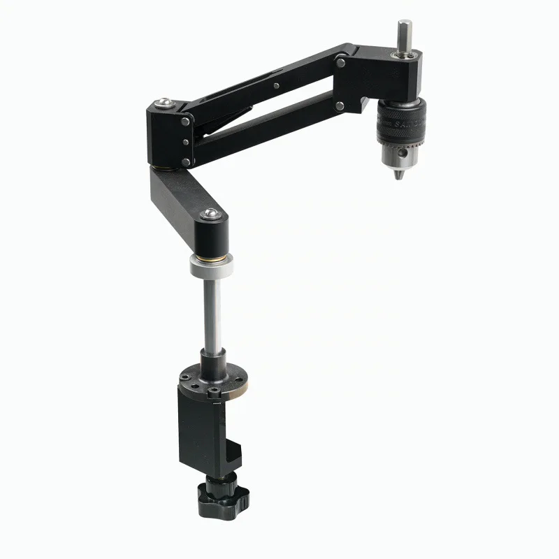 Adjust Table Arm Bracket for on Aluminum Profile Hand Drilling Base Full Aluminum Easy Mounting
