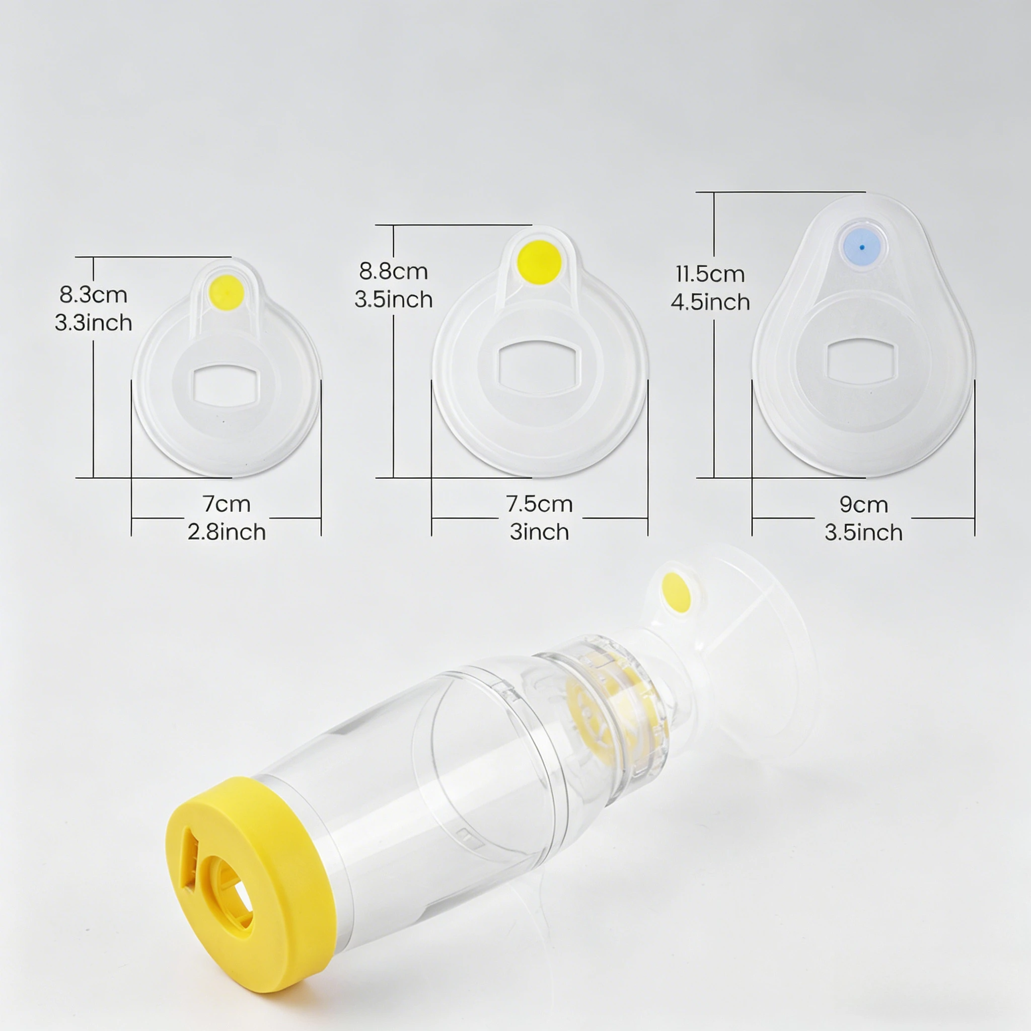 

300ml For Adult Child Baby Pet Inhaler Automizer Asthma Spacer Mist StorageTank Compressor Aerosol Cabin Nebulizer Tank Mask Cup